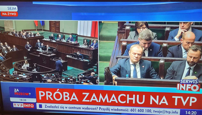 TVP Info tak realacjonowało obrady Sejmu