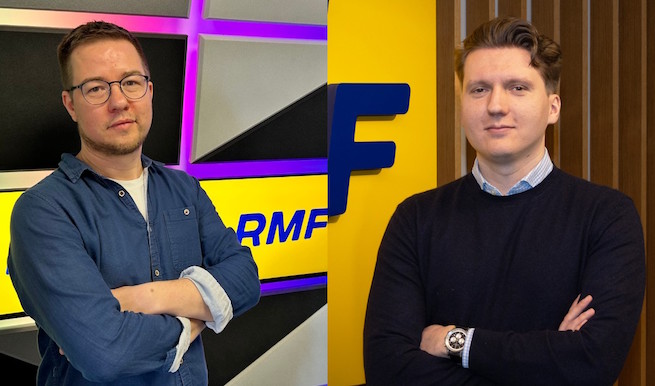 Michał Radkowski, Jakub Rybski, fot. RMF FM