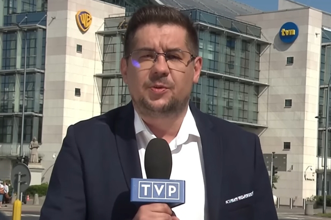  Konrad Wąż w TVP (screen: YouTube/Adam Miałczyński)