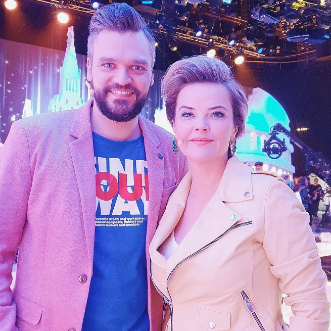 Adam Drzewicki i Monika Zamachowska; fot. TVP