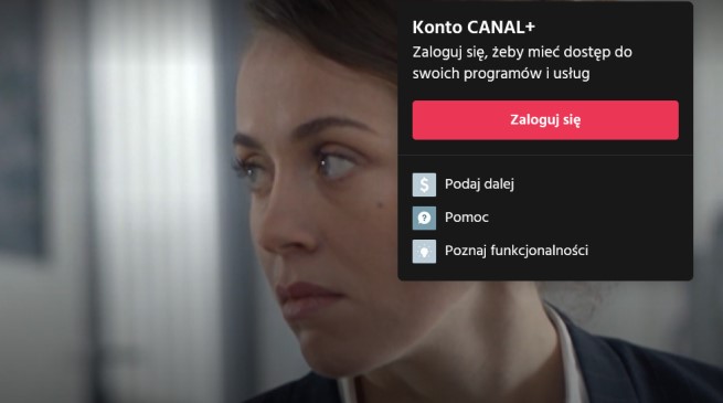 Logowanie do serwisu streamingowego Canal+ online