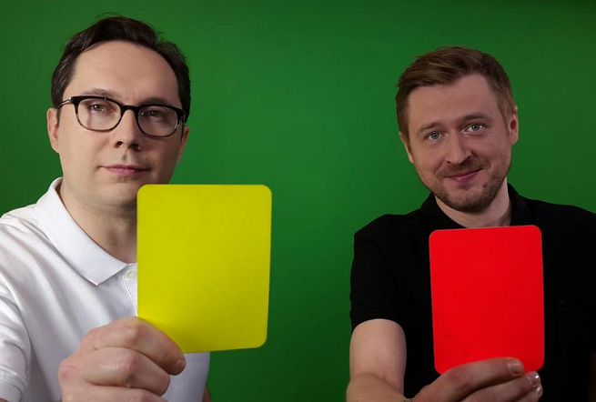 Od lewej: Maciej Iwański i Michał Kołodziejczyk, fot. Leszek Jarosz/Twitter