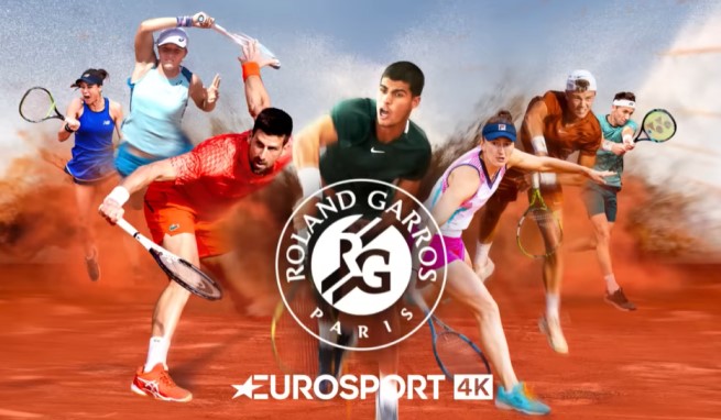 Promo French Open na antenie Eurosportu 4K (fot. YouTube.com/Digi Romania)