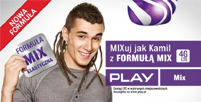 Kamil Bednarek w reklamie Play