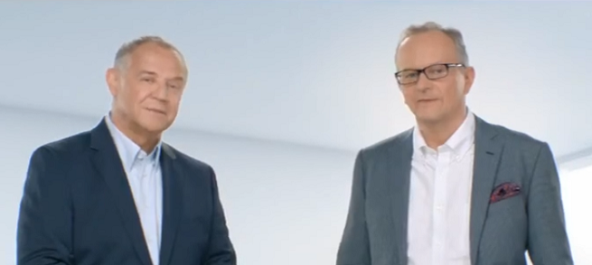 Marek Kondrat i Jacek Walkiewicz w reklamie ING Banku Śląskiego