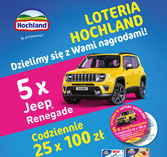 Samochody Jeep Renegade Do Wygrania W Loterii Hochland
