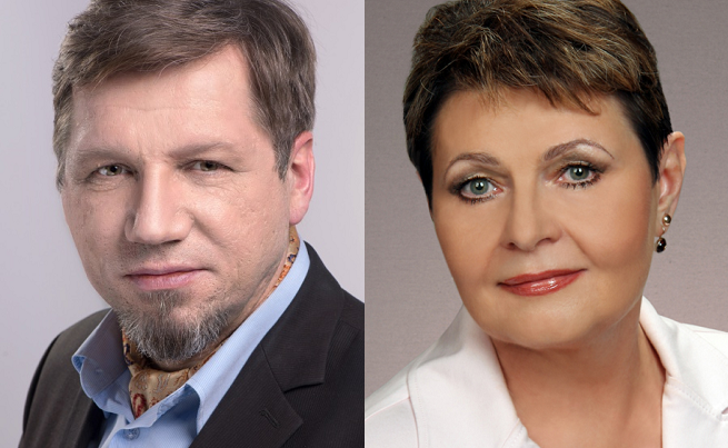 Witold Kołodziejski i Elżbieta Więcławska-Sauk