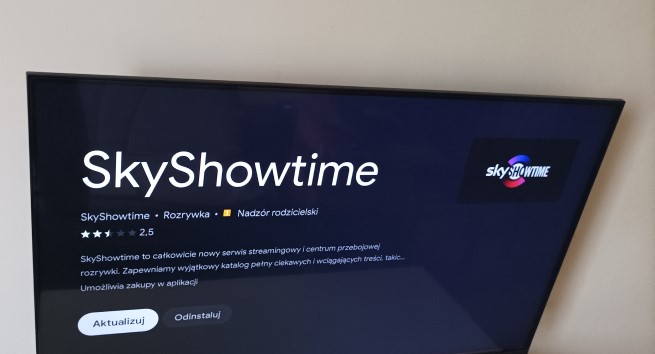 Aktualizacja aplikacji SkyShowtime