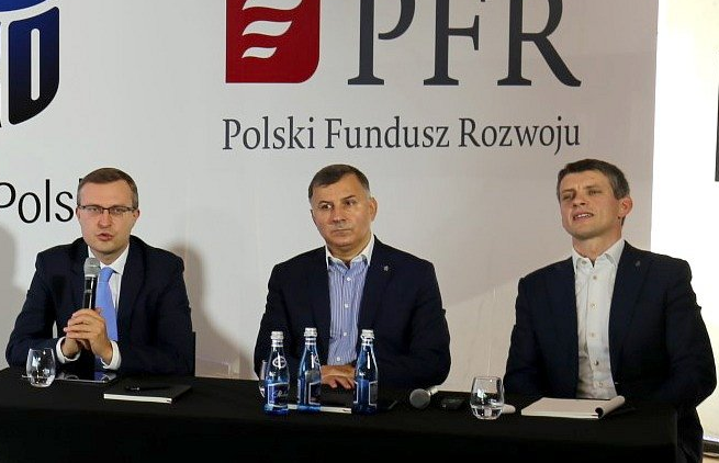 Od lewej: Paweł Borys, Zbigniew Jagiełło i Adam Marciniak