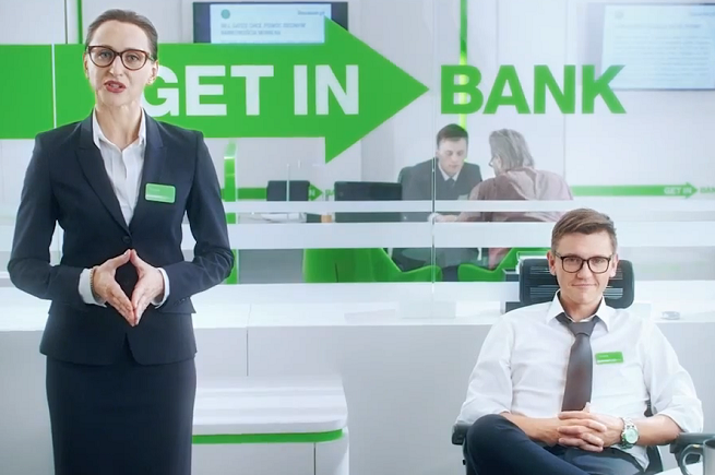 Kadr z reklamy Getin Banku