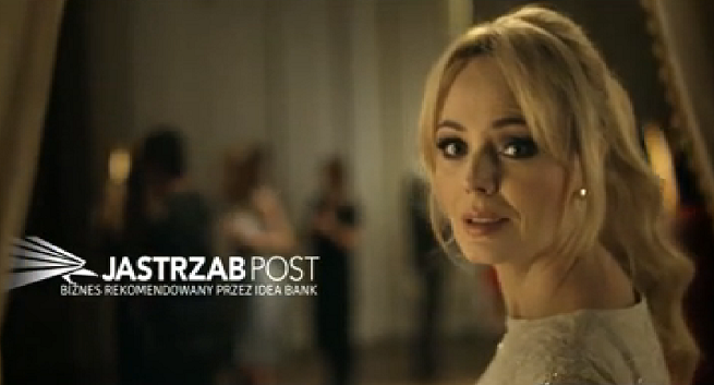 Agnieszka Jastrzębska w reklamie Idea Banku