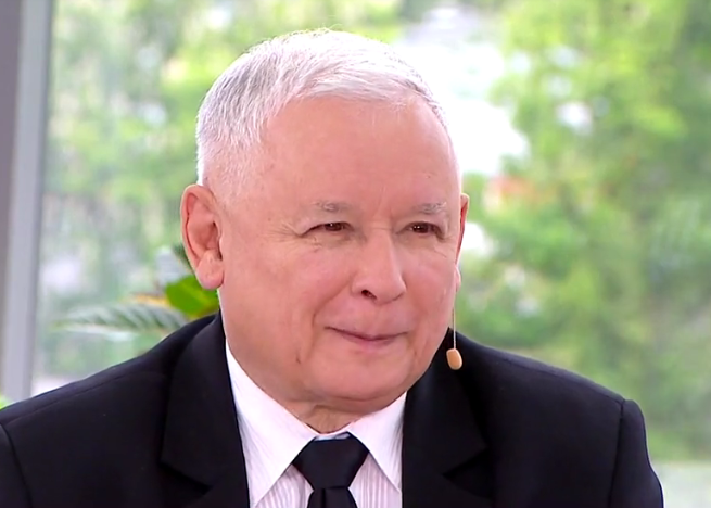 Jarosław Kaczyński w „Pytaniu na śniadanie”, fot. TVP