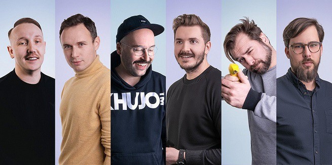 Od lewej: Adam Caban, Bartosz Grędysa, Robert Antolak, Damian Kitowski, Bartek Rutkowski, Mikołaj Stefański