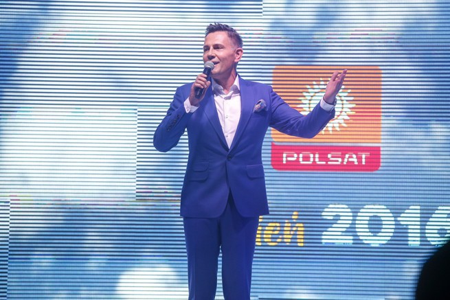 Krzysztof Ibisz na prezentacji jesiennej ramówki Polsatu (fot. akpa)