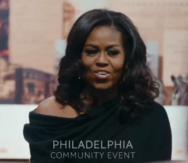 Michelle Obama, kadr z filmu 