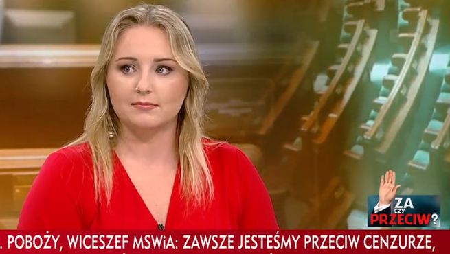 Monika Borkowska, fot. Zrzut ekranu/TVP Info