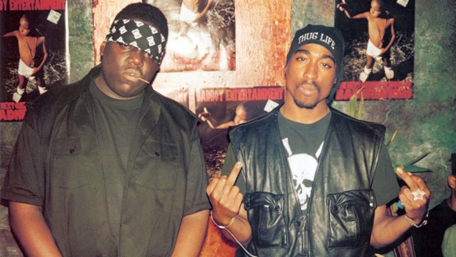 Notorious B.I.G., Tupac (fot. shuttlerstock)